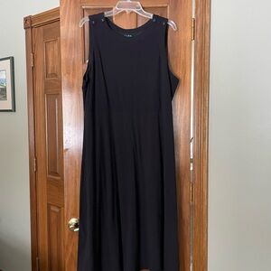 Croft & Barrow Black Midi Dress